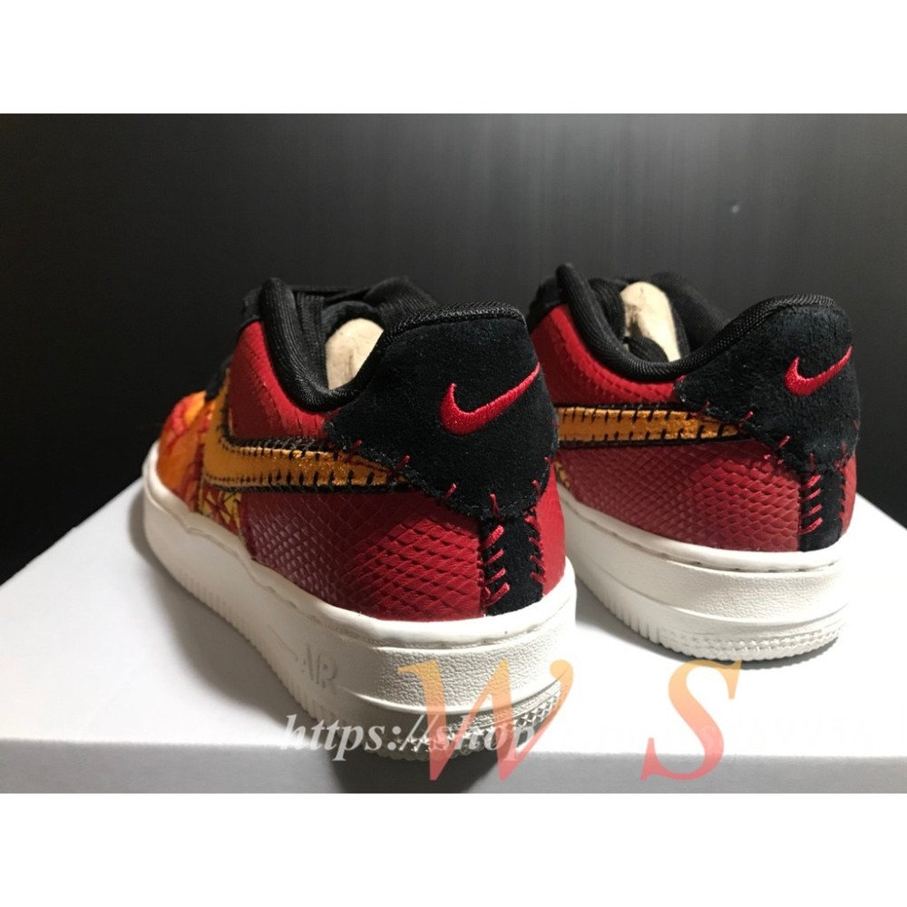 【WS】 NIKE AIR FORCE 1 ＇07 PRM CNY 中國年 新年配色 刺繡 妝容 AV5167-600-細節圖3