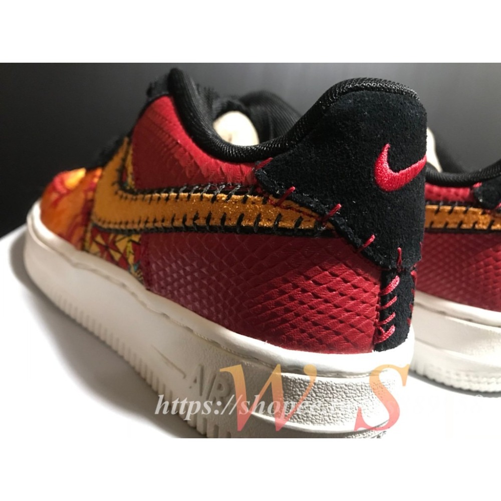 【WS】 NIKE AIR FORCE 1 ＇07 PRM CNY 中國年 新年配色 刺繡 妝容 AV5167-600-細節圖4