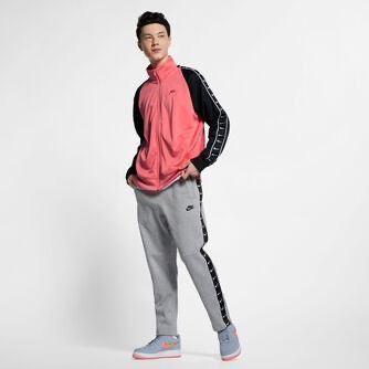 【WS】 NIKE Jacket 稀有粉黑 串標 運動 休閒 運動 夾克 開衫 男款 AR3140-668-細節圖4