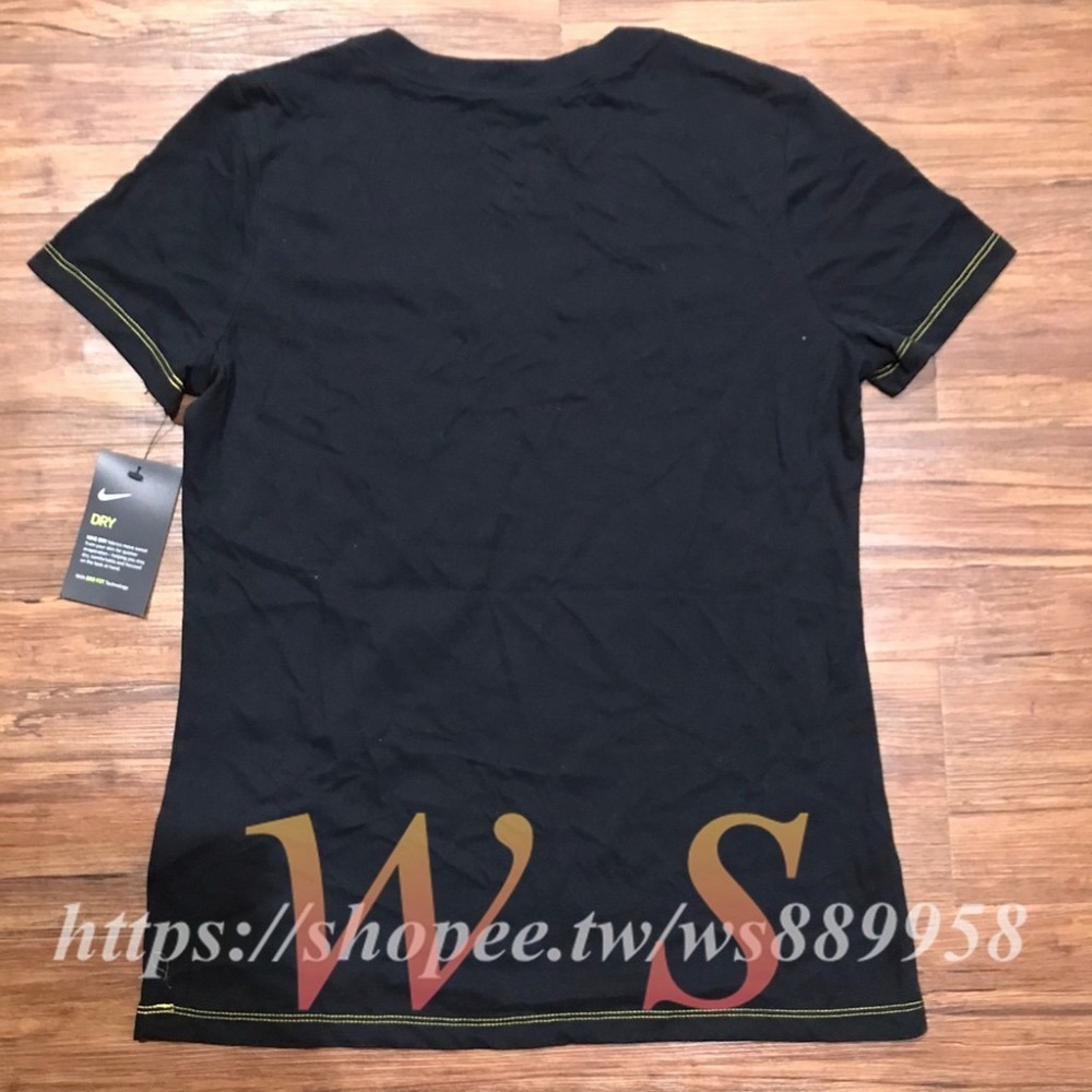 【WS】 NIKE NBA 短T TEE 洛杉磯 湖人隊 黑 LAKERS LA KOBE 女款 AT1840-010-細節圖2