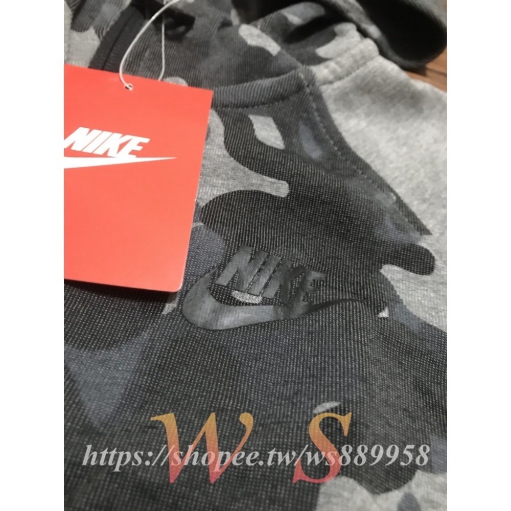 【WS】 NIKE TECH FLEECE AOP WINDRUNNER 女大童 夾克 716370-010-細節圖8