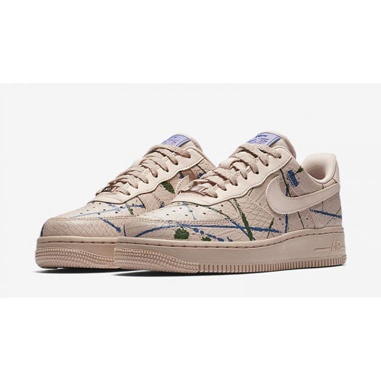 【WS】NIKE AIR FORCE 1 LX QS 歐洲限定配色 女 休閒鞋 潑墨 898889-202-細節圖9