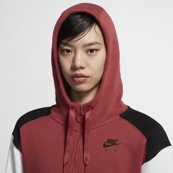 【WS】NIKE AIR HOODIE 女款 拼色 運動 休閒 連帽 外套 BV4772-661-細節圖3