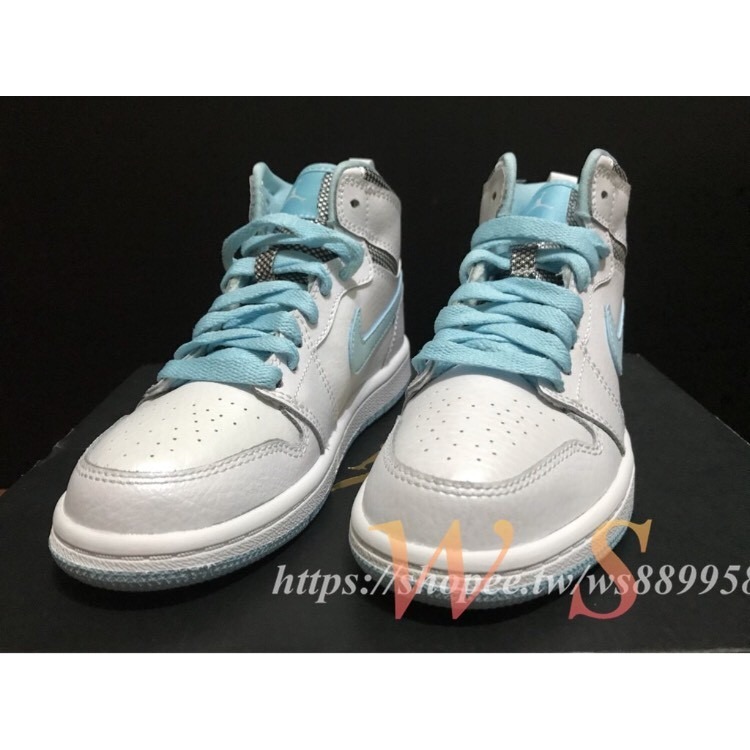 【WS】NIKE AIR JORDAN 1 RETRO HIGH GG 白 AJ 童鞋 705321-106 US12C-細節圖2