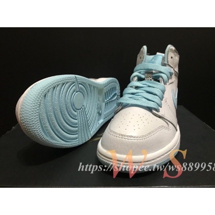 【WS】NIKE AIR JORDAN 1 RETRO HIGH GG 白 AJ 童鞋 705321-106 US12C-細節圖3