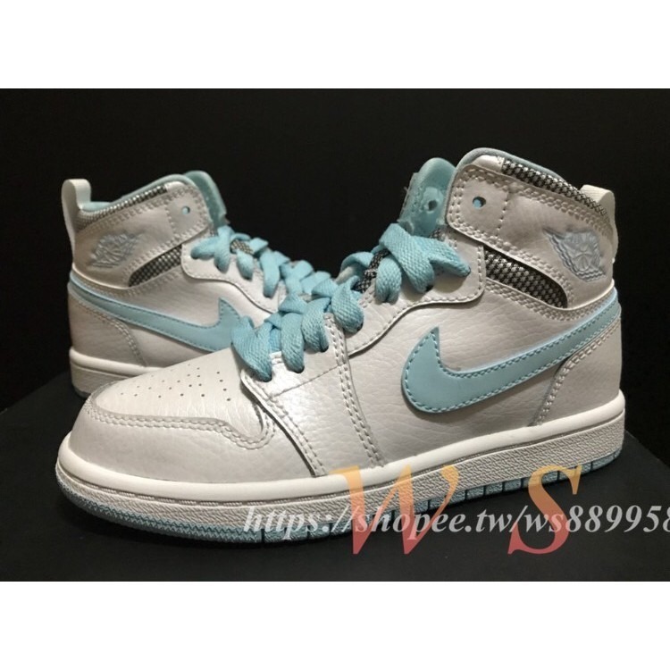 【WS】NIKE AIR JORDAN 1 RETRO HIGH GG 白 AJ 童鞋 705321-106 US12C-細節圖4