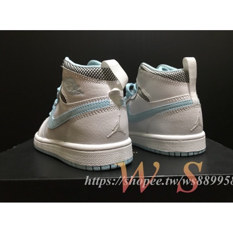 【WS】NIKE AIR JORDAN 1 RETRO HIGH GG 白 AJ 童鞋 705321-106 US12C-細節圖5