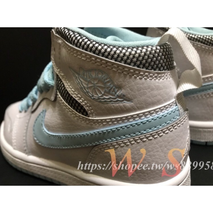 【WS】NIKE AIR JORDAN 1 RETRO HIGH GG 白 AJ 童鞋 705321-106 US12C-細節圖6