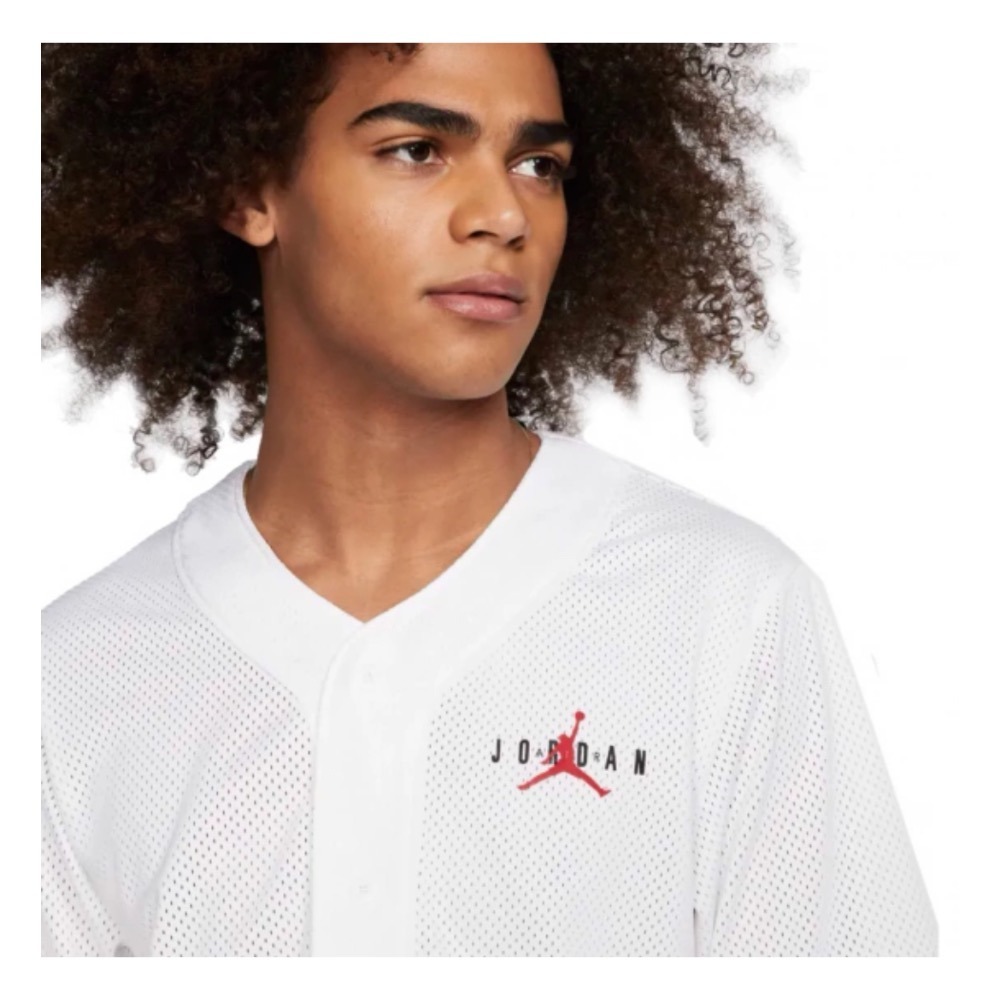 【WS】NIKE AIR JORDAN 棒球上衣 棒球TEE AJ 棒球外套 復古 AO0449-100-細節圖4