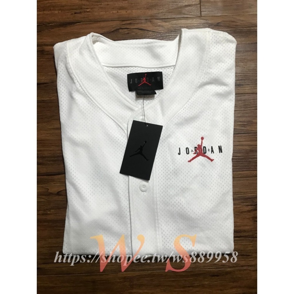 【WS】NIKE AIR JORDAN 棒球上衣 棒球TEE AJ 棒球外套 復古 AO0449-100-細節圖11