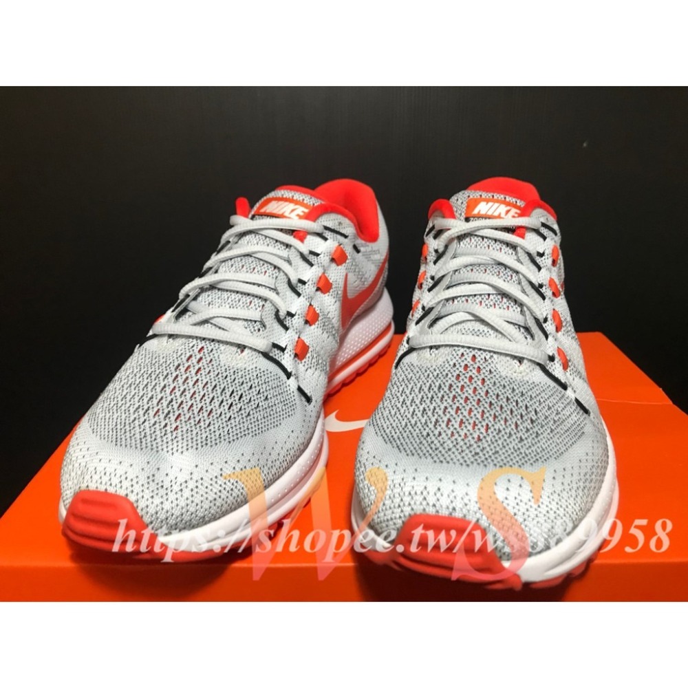 【WS】NIKE Air Zoom Vomero 12 TB 灰橘 跑步鞋 887026-081-細節圖2