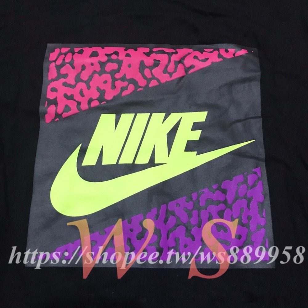 【WS】NIKE AS M NSW AQUA 黑 男款 幾何圖形 健身 運動 休閒 短T 上衣 CT6573-010-細節圖8