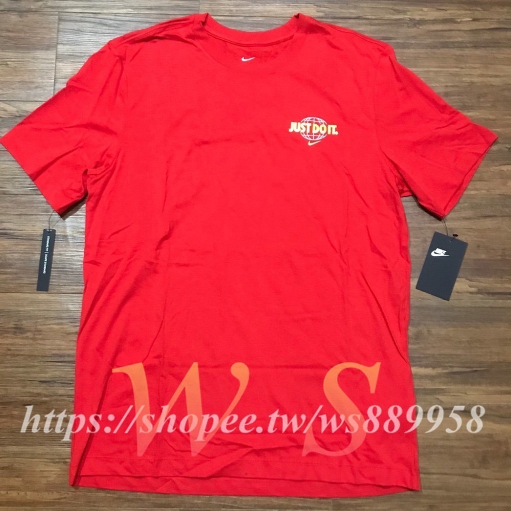 【WS】NIKE AS M NSW JDI 紅 男款 運動 休閒 短袖 短T CT6554-657-細節圖3