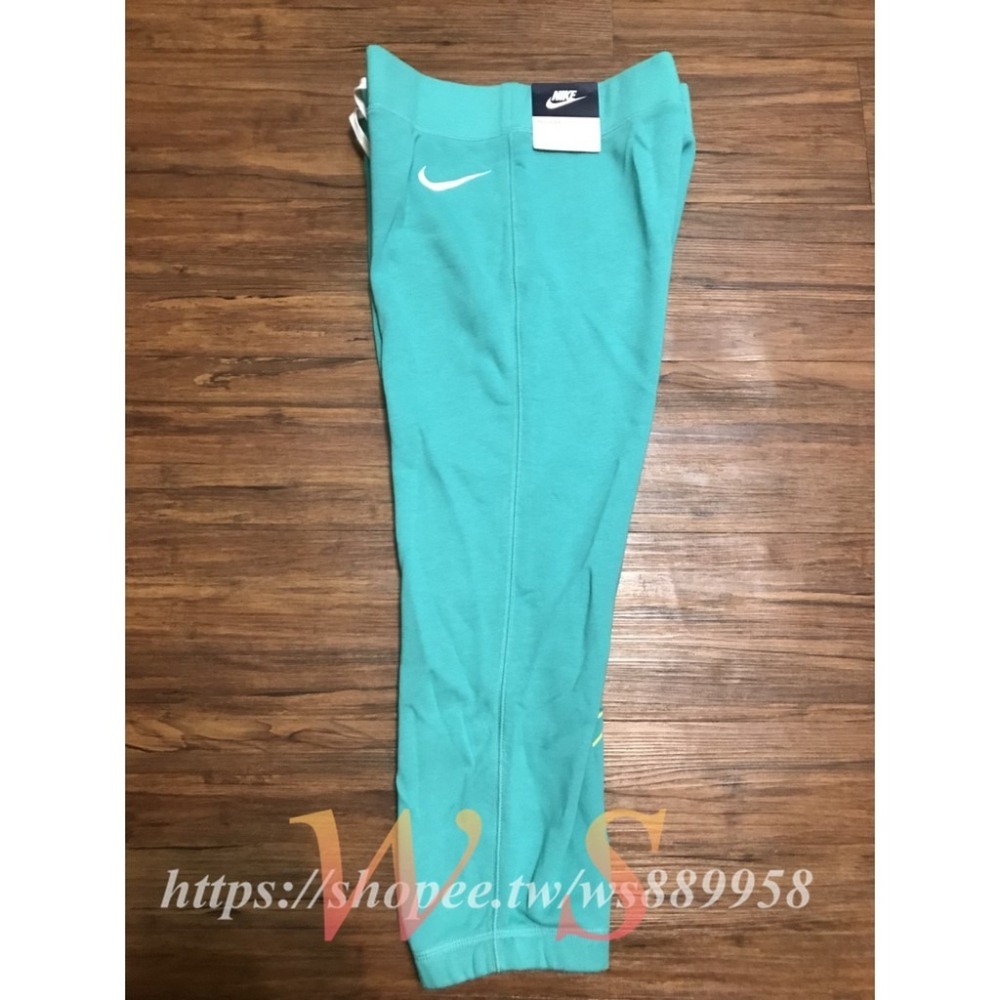 【WS】NIKE CLUB FT CAPRI-LRG SWSH 縮口七分棉褲 路跑 健身 684839-405 M-細節圖2