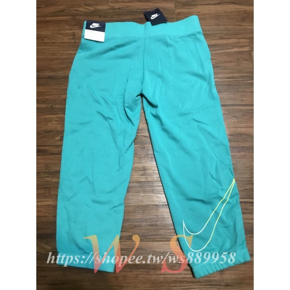 【WS】NIKE CLUB FT CAPRI-LRG SWSH 縮口七分棉褲 路跑 健身 684839-405 M-細節圖3