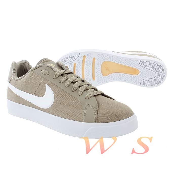 【WS】NIKE Court Royale LW Canvas ＂Khaki＂ 滑板鞋 902810-200 US9-細節圖6