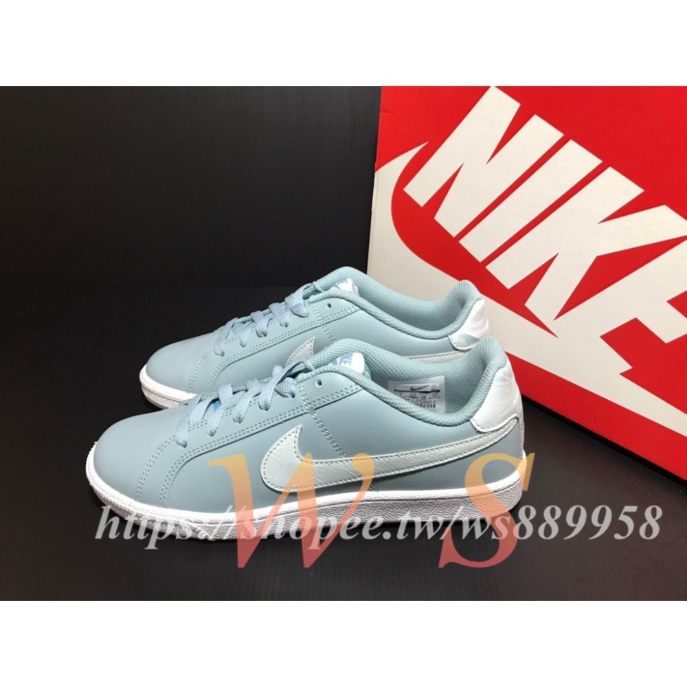 【WS】NIKE COURT ROYALE 女款 湖水綠 板鞋 休閒鞋 學生鞋 749867-300-細節圖2