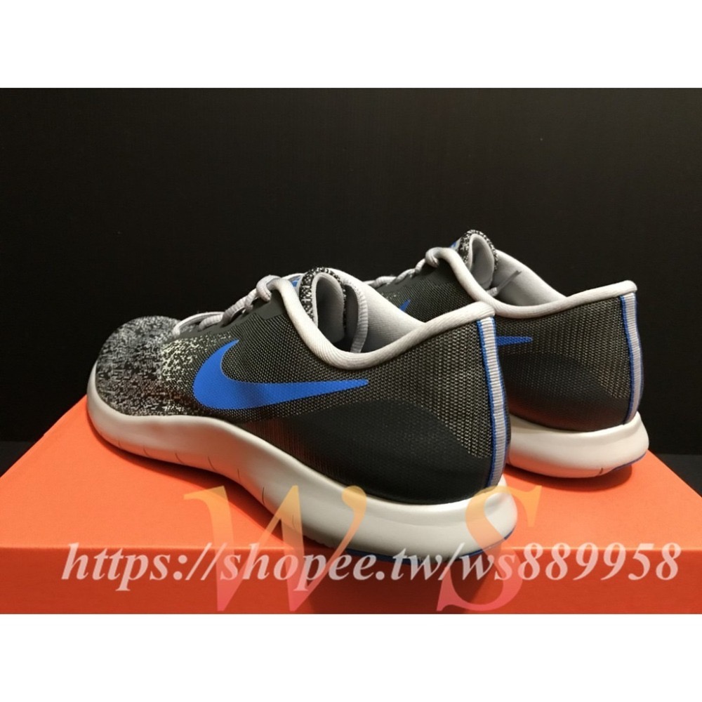 【WS】NIKE FLEX CONTACT 男鞋 灰藍 輕量 休閒 慢跑鞋 908983-010-細節圖4