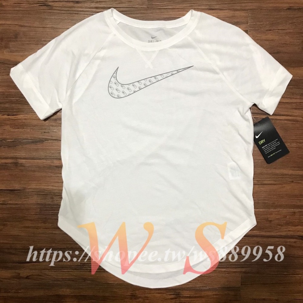 【WS】NIKE G NK TROPHY DRY SS TOP 女大童 短袖 乾爽 輕巧 白 短T BV2790-100-細節圖4