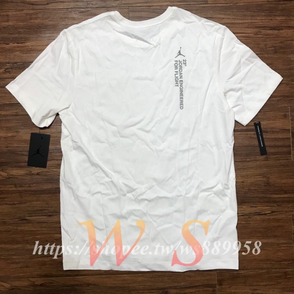 【WS】NIKE JORDAN 23 Engineered 短T TEE 男裝 白 BQ6732-100-細節圖6