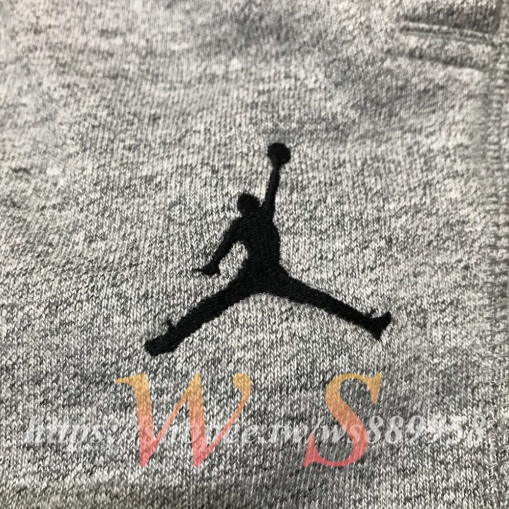 【WS】NIKE JORDAN Wings Flc Pant 喬丹 飛人 棉質 保暖 棉褲 縮口褲 AV3139-091-細節圖4