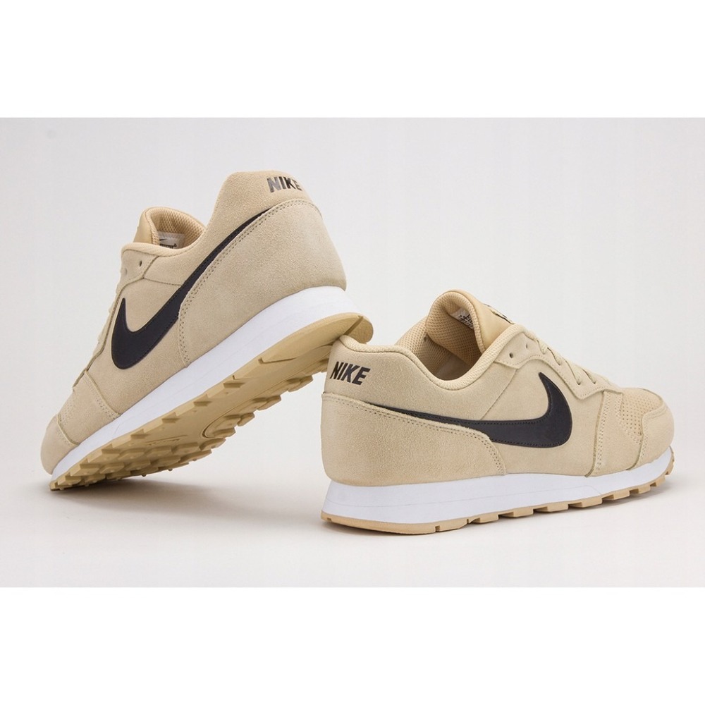 【WS】NIKE MD Runner 2 Suede 男款 米黃 麂皮 復古 慢跑鞋 AQ9211-700-細節圖7