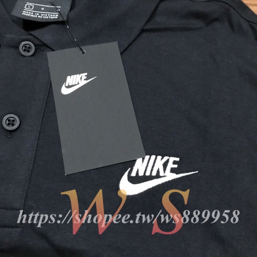 【WS】NIKE NKCT DRY POLO TEAM POLO衫 透氣 刺繡 男款 黑 CJ4462-010-細節圖3