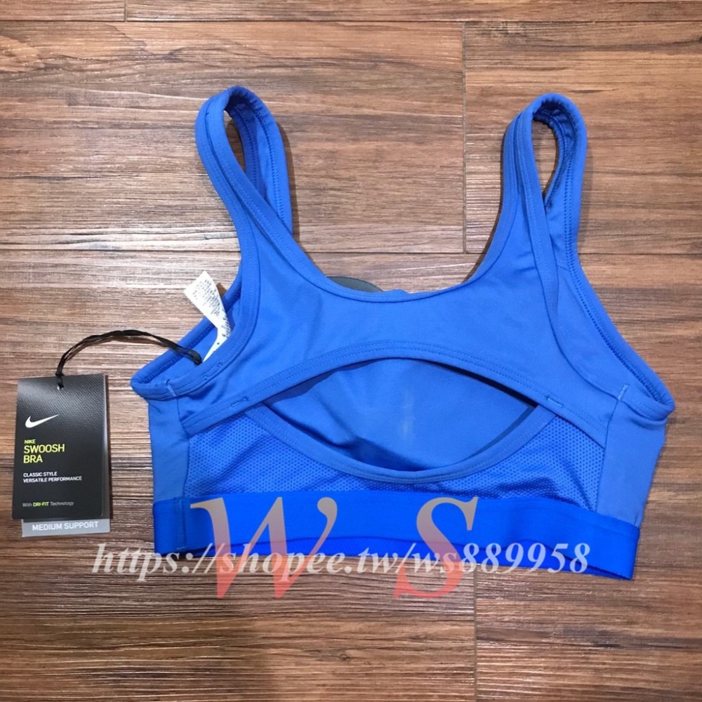 【WS】NIKE SPORTPACK BRA 女款 藍 跑步 訓練 瑜珈 運動 內衣 CJ5860-402-細節圖2