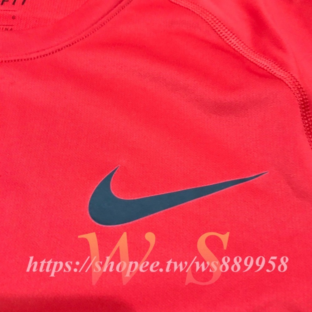 【WS】NIKE PRO DRY 紅 男款 跑步 訓練 健身 運動 長袖 BV5595-657-細節圖4