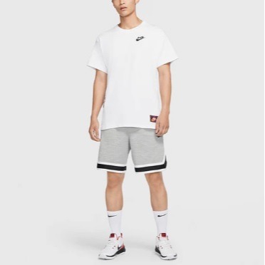 【WS】NIKE FORCE 男款 日文刺繡 地上最強 白 運動 跑步 健身 短T T恤 CV1088-100-細節圖2