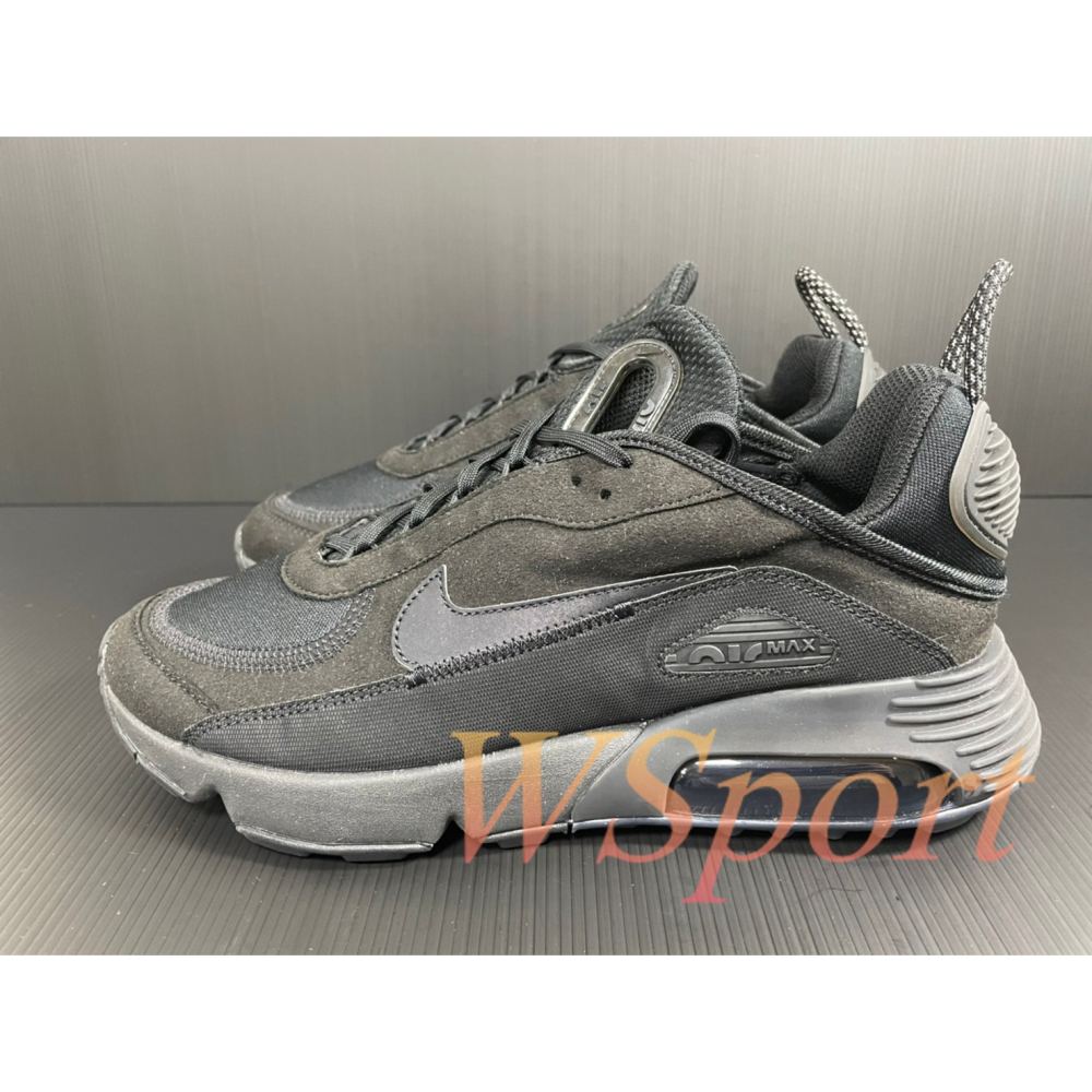 【WS】NIKE AIR MAX 2090 男鞋 全黑 黑魂 緩震 運動 氣墊 休閒鞋 DH7708-002-細節圖5