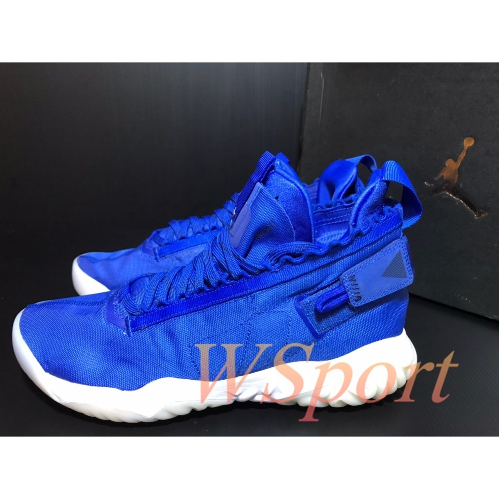 【WS】NIKE JORDAN PROTO-REACT 藍色 魔鬼氈 休閒鞋 男鞋 BV1654-401-細節圖2