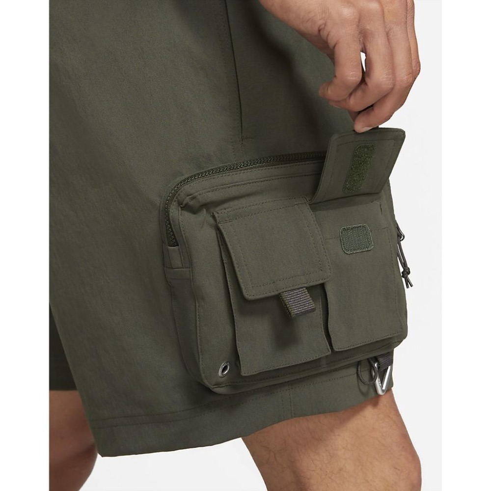 【WS】NIKE ACG OUTDOOR 男 多口袋 工作短褲 工裝 軍綠色 DH8348-355-細節圖4