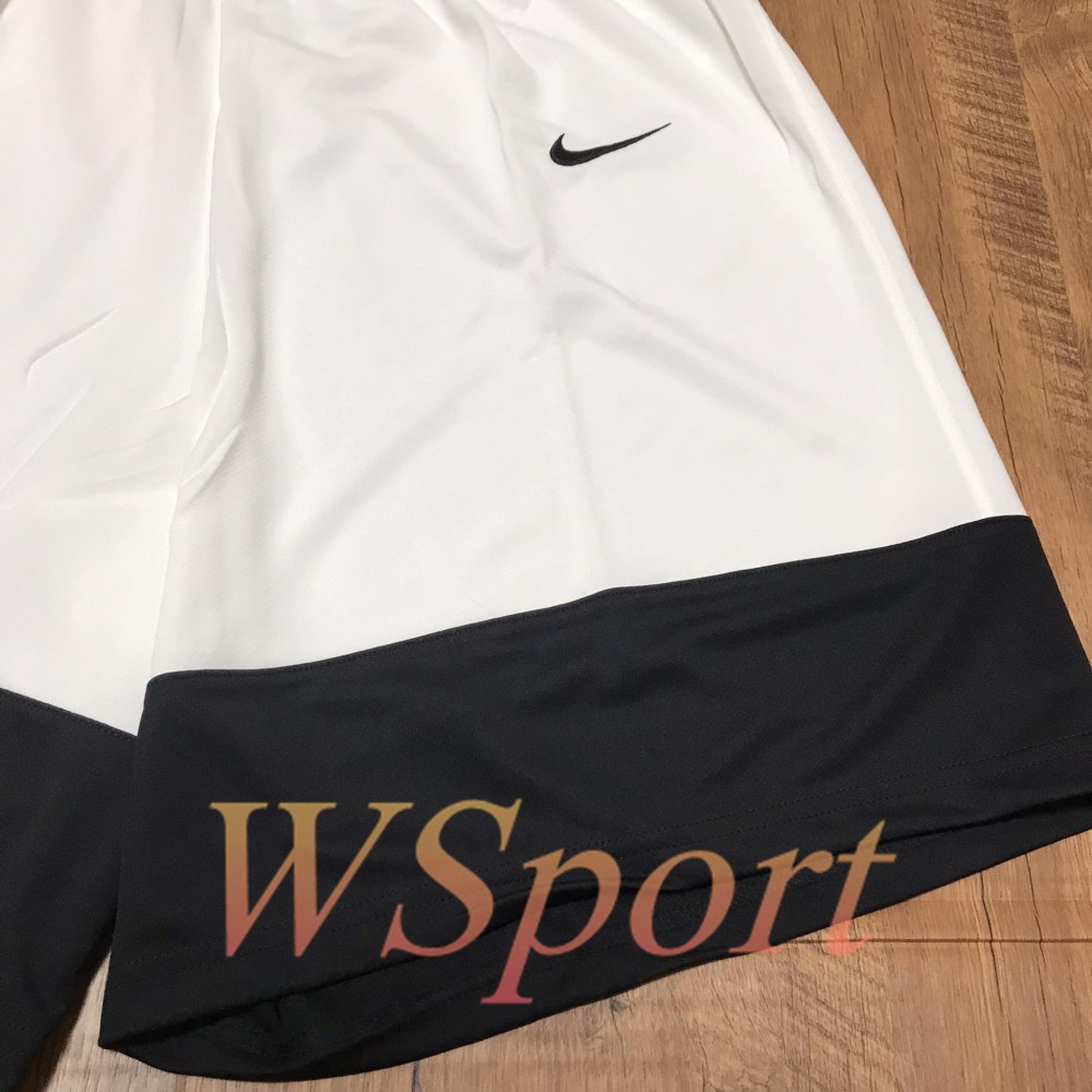 【WS】NIKE TEAM 球褲 黑白 單面穿 運動 健身 籃球 透氣 運動褲 球褲 AV2127-106-細節圖4