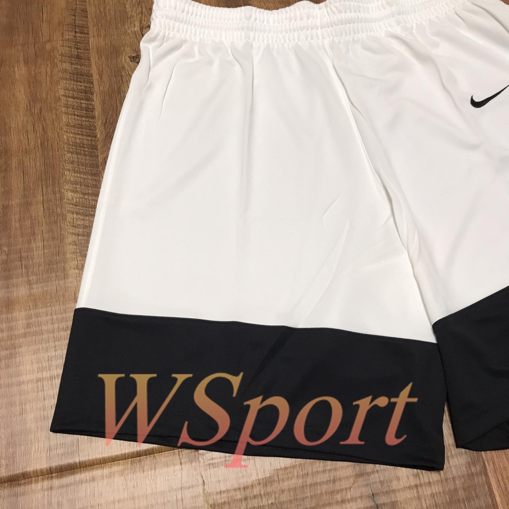 【WS】NIKE TEAM 球褲 黑白 單面穿 運動 健身 籃球 透氣 運動褲 球褲 AV2127-106-細節圖5
