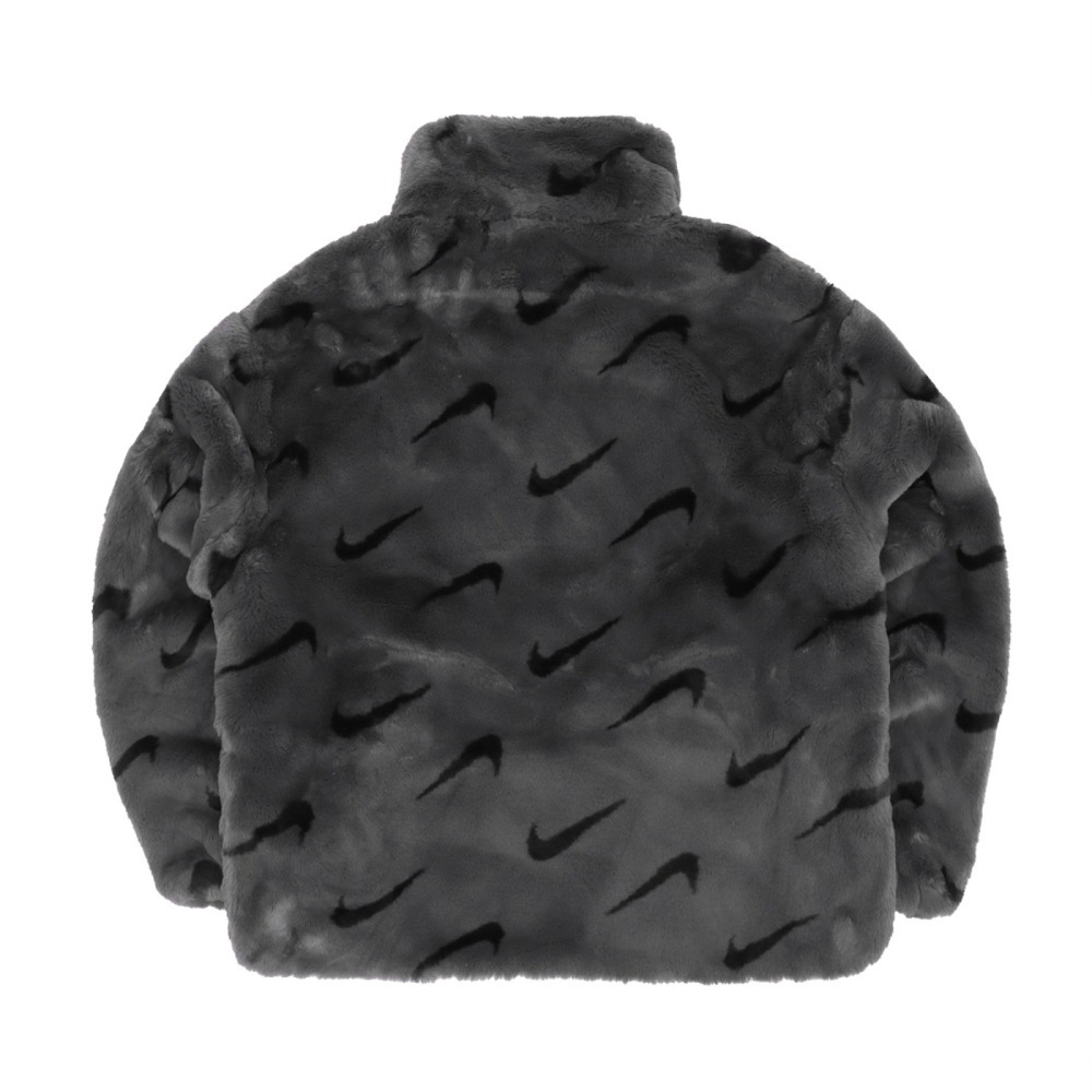 【WS】NIKE NSW FX FUR AOP JKT 女款 運動 休閒 毛毛 保暖 立領 外套 DQ6843-070-細節圖7