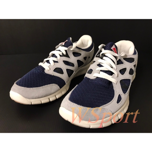 【WS】NIKE FREE RUN 2 男鞋 灰藍白 運動 復古 慢跑 赤足 休閒鞋 537732-407