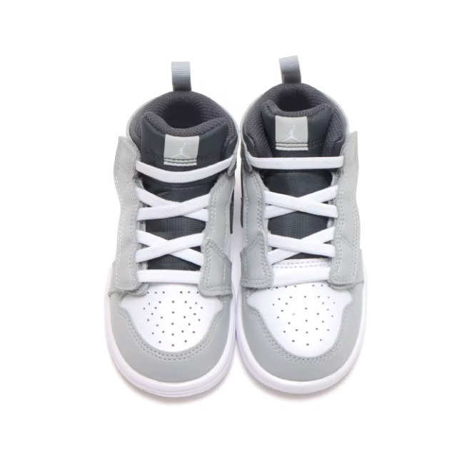 【WS】NIKE JORDAN 1 MID ALT TD 煙霧灰 學步鞋 休閒鞋 AR6352-078-細節圖6