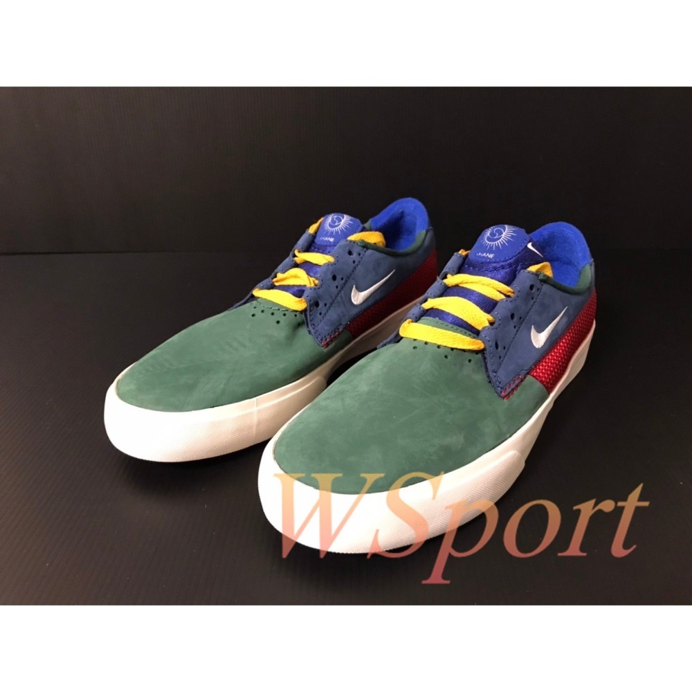 【WS】NIKE SB ＂SHANE＂  Multi  藍綠紅 復古 運動 滑板鞋 休閒鞋 BV0657-303-細節圖2