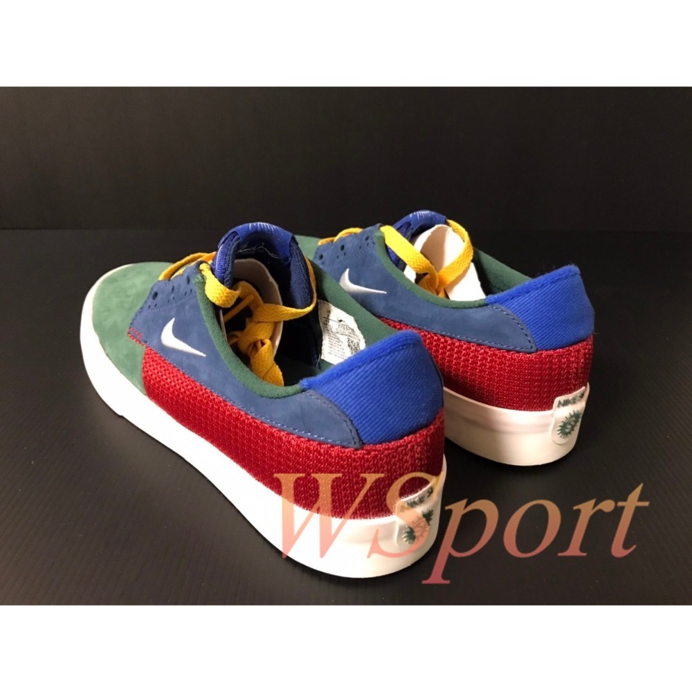 【WS】NIKE SB ＂SHANE＂  Multi  藍綠紅 復古 運動 滑板鞋 休閒鞋 BV0657-303-細節圖3