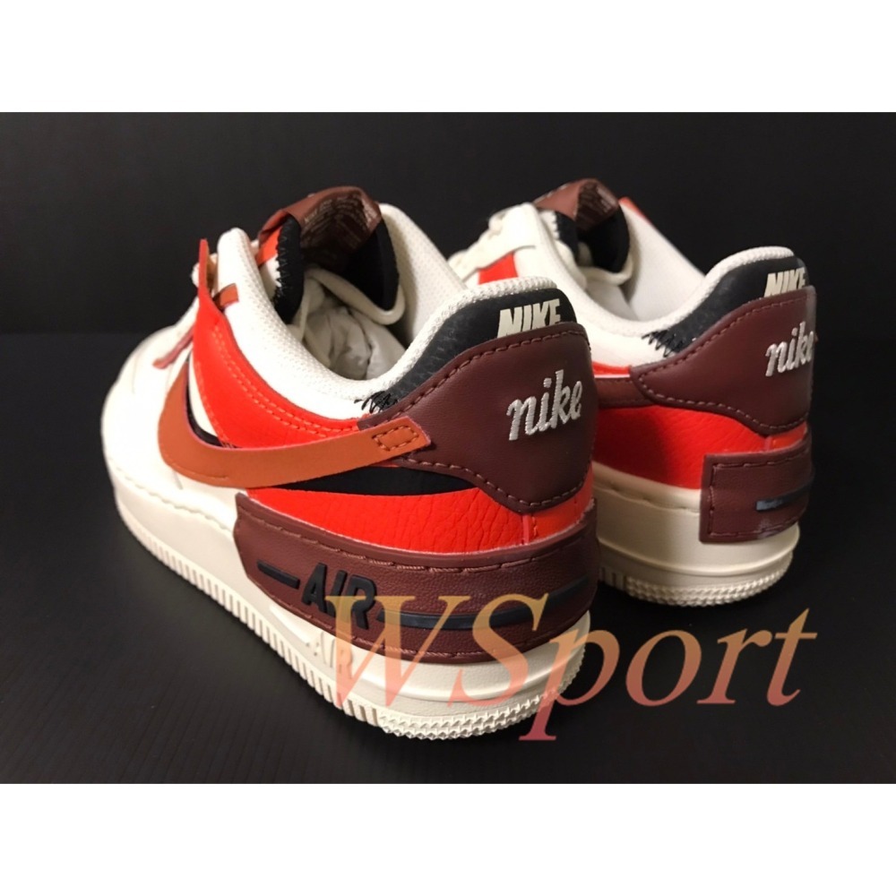 【WS】NIKE W AIR FORCE 1 SHADOW 女鞋 運動 復古 增高 休閒鞋 CI0919-114-細節圖3