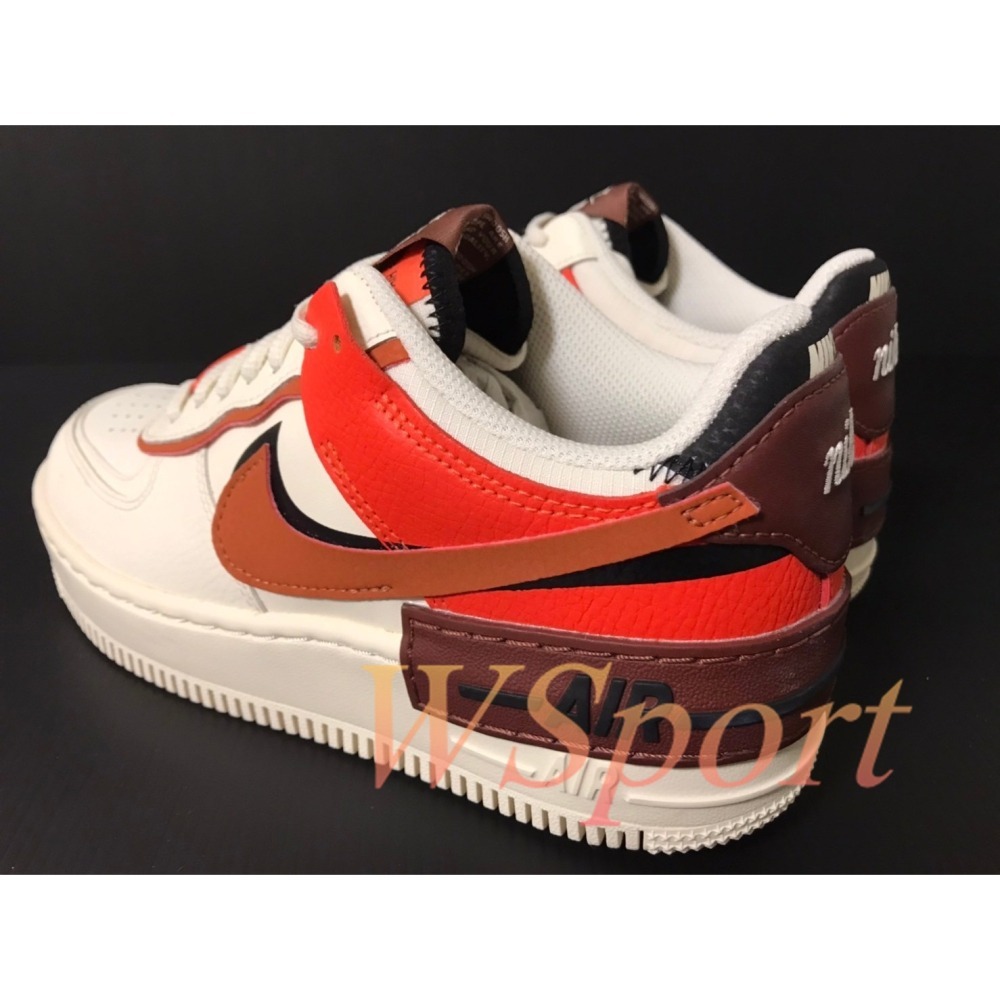 【WS】NIKE W AIR FORCE 1 SHADOW 女鞋 運動 復古 增高 休閒鞋 CI0919-114-細節圖4