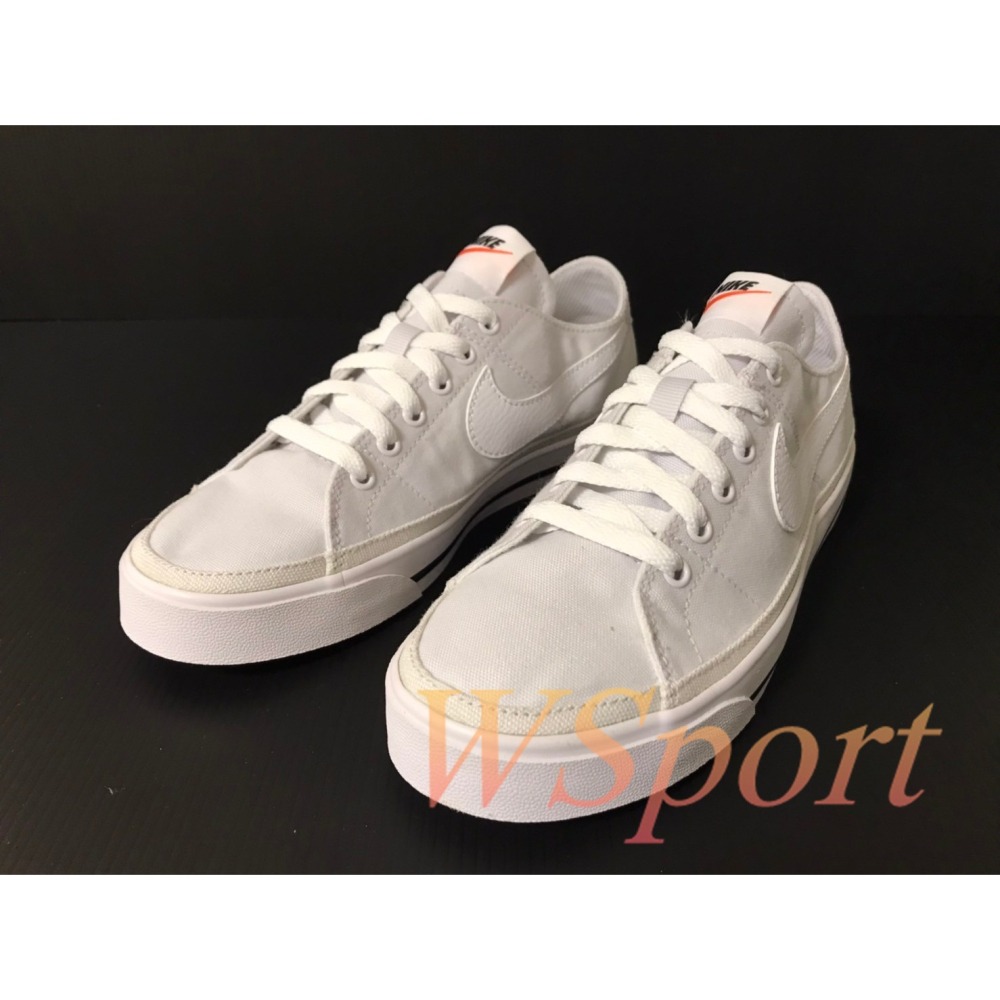 【WS】NIKE W COURT LEGACY CANVAS 女鞋 米白 運動 復古 休閒鞋 CZ0294-501-細節圖2