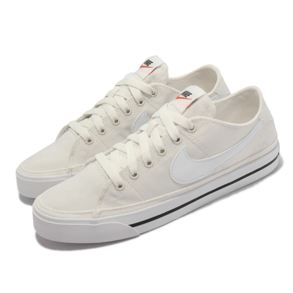 【WS】NIKE W COURT LEGACY CANVAS 女鞋 米白 運動 復古 休閒鞋 CZ0294-501-細節圖5