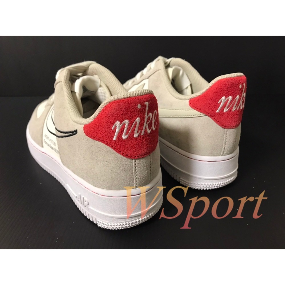 【WS】NIKE AIR FORCE1 07 FIRST USE 男款 刺繡 運動 復古 休閒鞋 DB3597-100-細節圖4