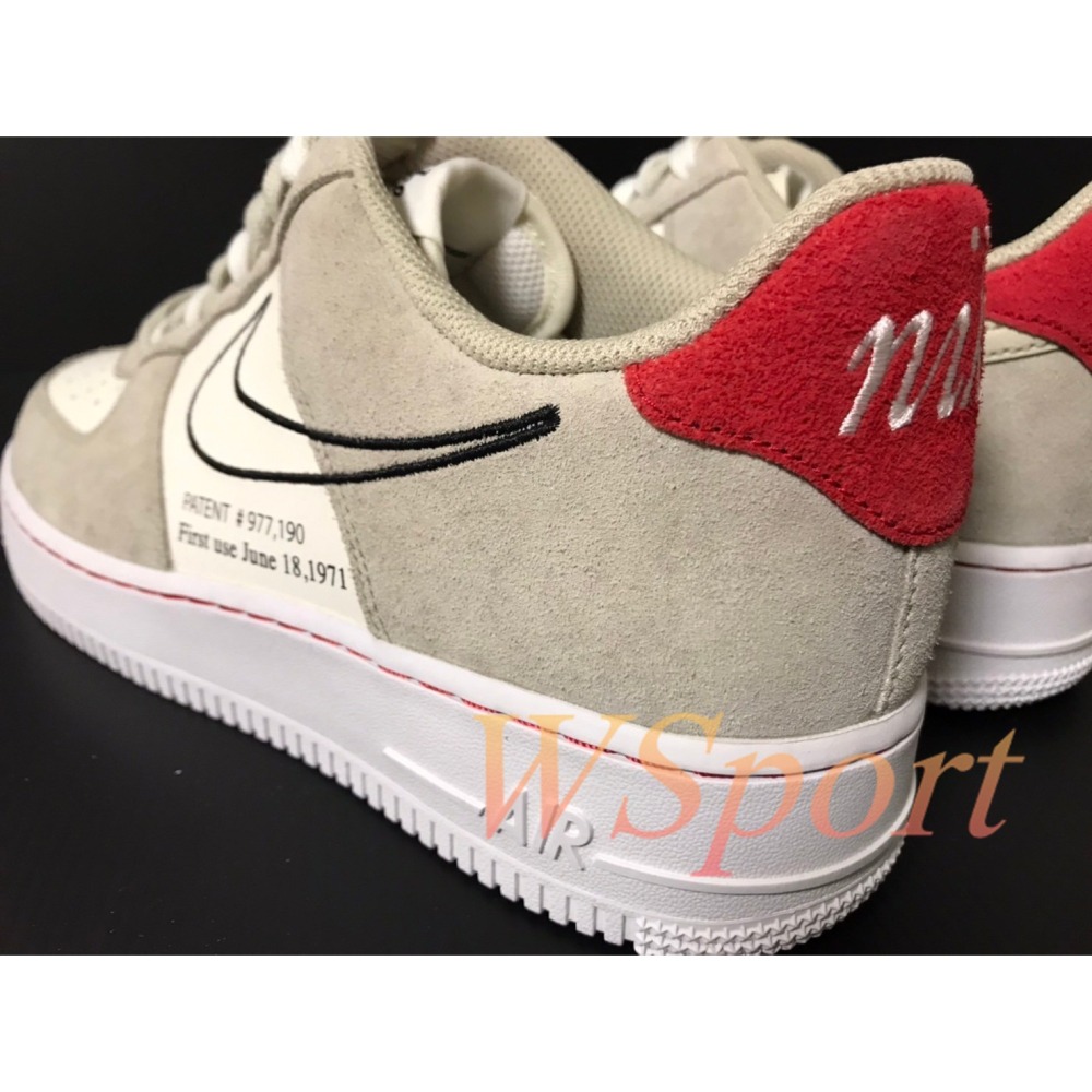 【WS】NIKE AIR FORCE1 07 FIRST USE 男款 刺繡 運動 復古 休閒鞋 DB3597-100-細節圖5