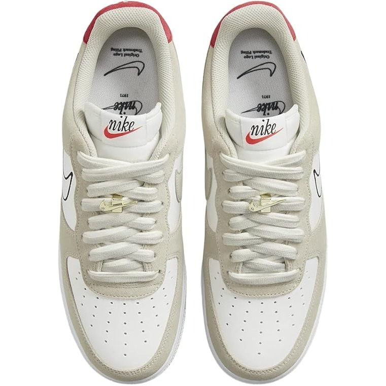 【WS】NIKE AIR FORCE1 07 FIRST USE 男款 刺繡 運動 復古 休閒鞋 DB3597-100-細節圖9