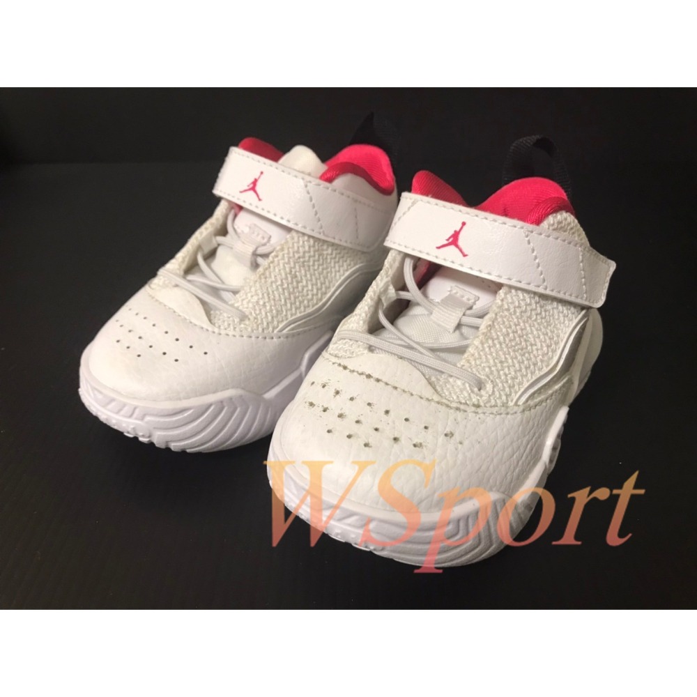 【WS】NIKE JORDAN STAY LOYAL 童鞋 白桃紅 運動 復古 球鞋 休閒鞋 DC7231-102-細節圖2