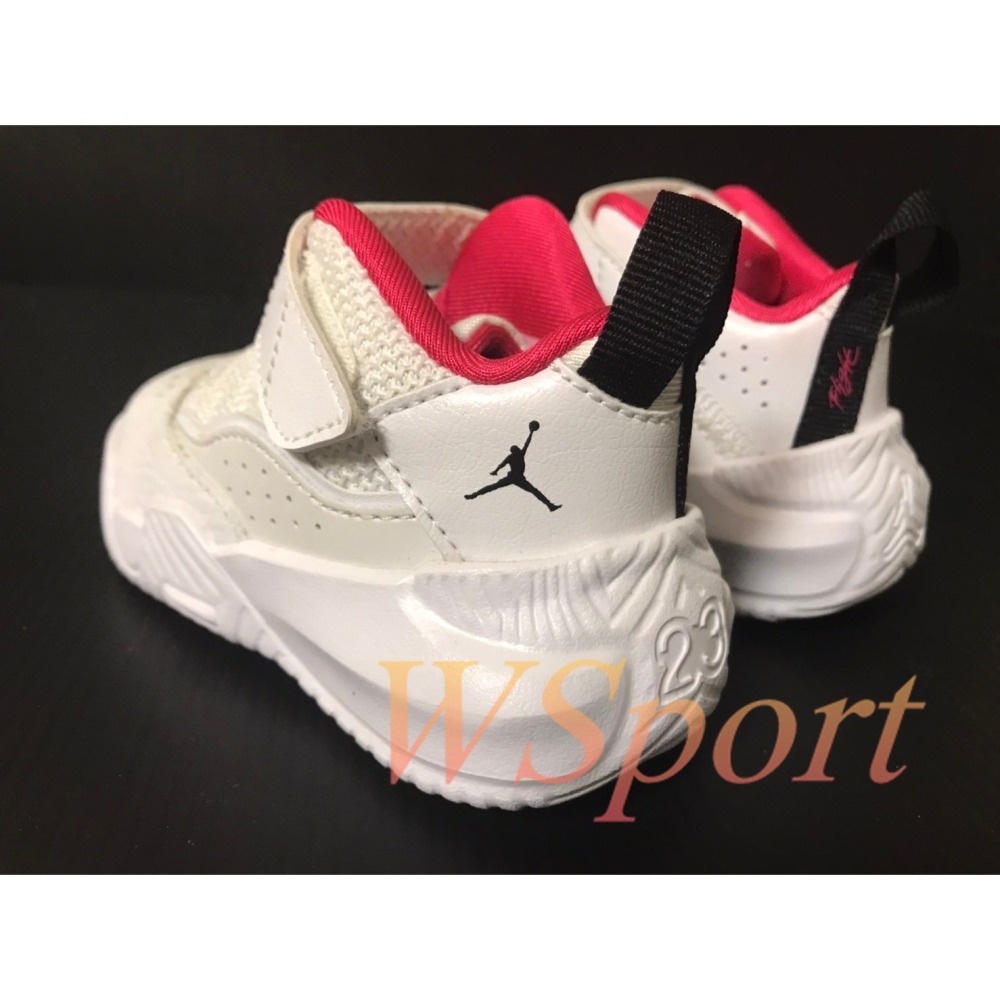 【WS】NIKE JORDAN STAY LOYAL 童鞋 白桃紅 運動 復古 球鞋 休閒鞋 DC7231-102-細節圖4