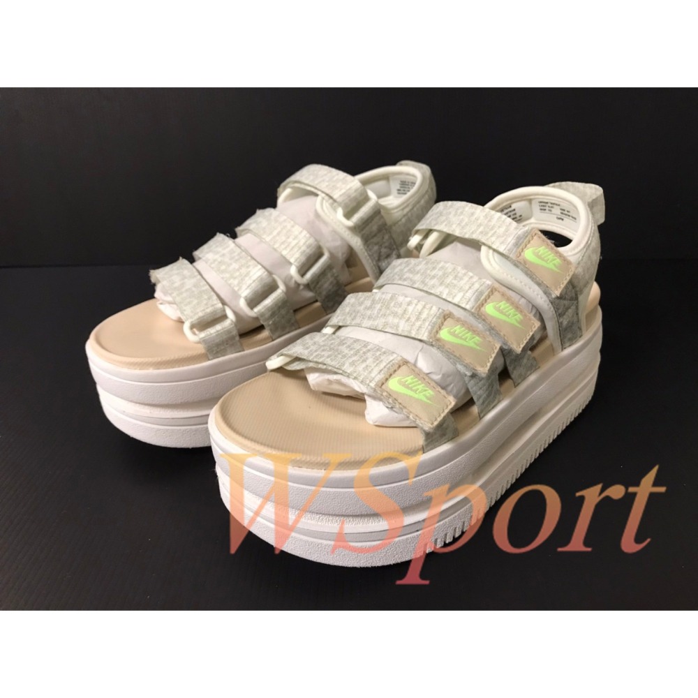 【WS】NIKE ICON CLASSIC SANDALS 女鞋 運動 厚底 增高 拖鞋 涼鞋 DH0224-101-細節圖2